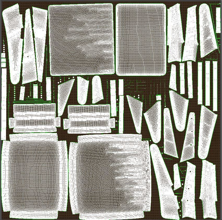 Poltrona Zanine H 3D model_8