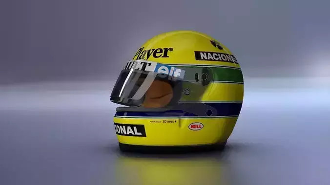 1985 Ayrton Senna Championschip Race Helmet 
