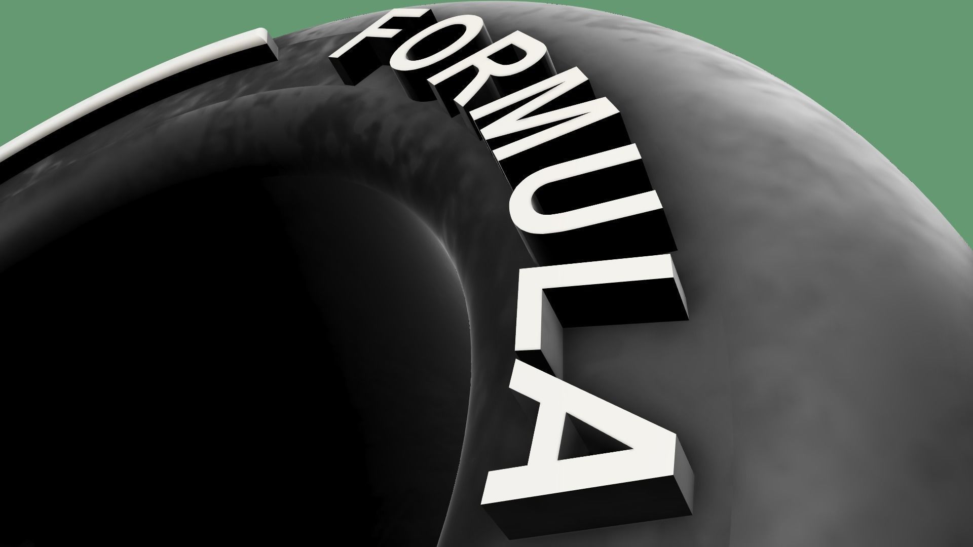 FORMULA 1 CAR WHEEL TIRE KEYCHAIN DECOR STL FILE  3D print model_2