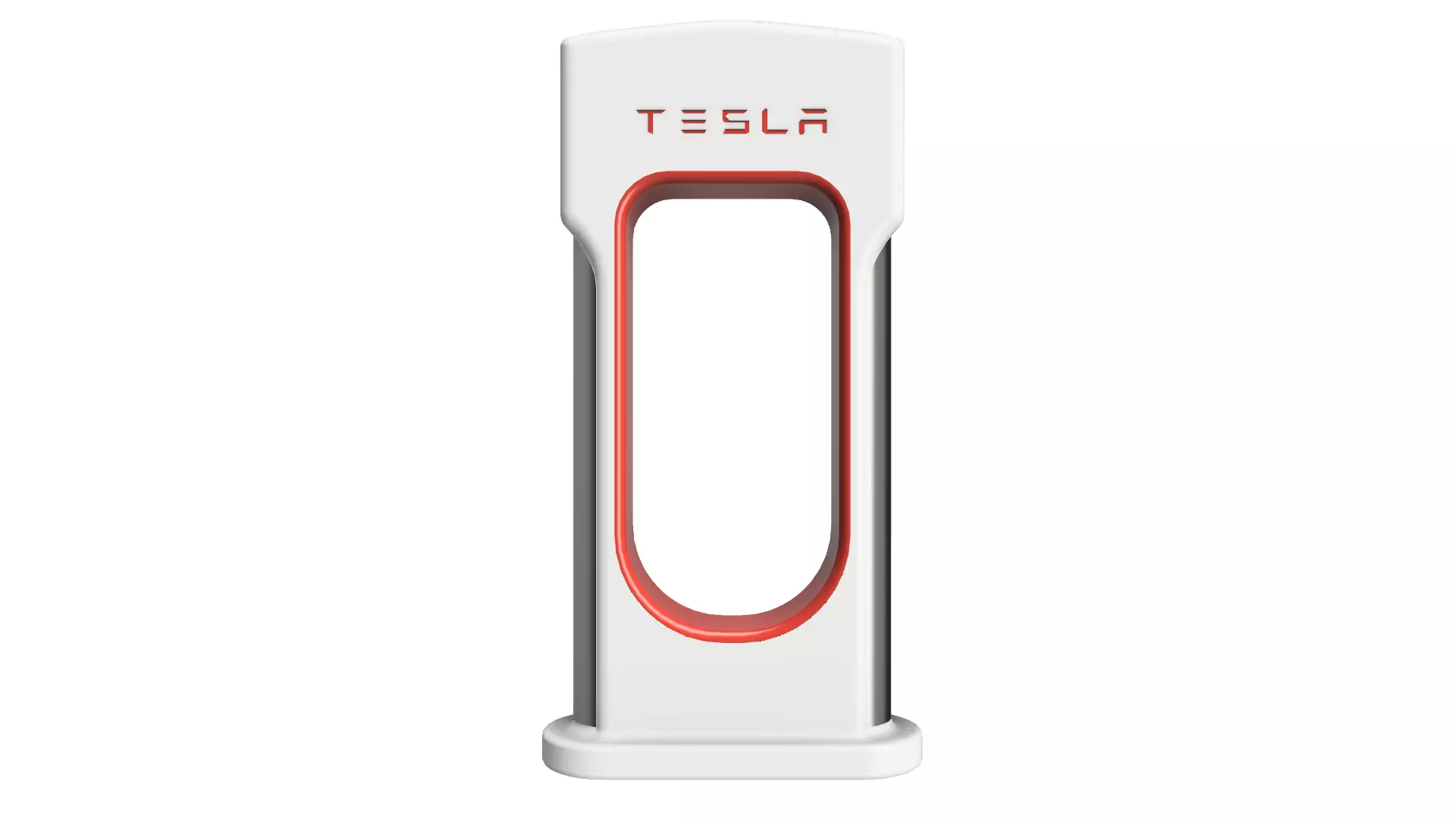 TESLA SUPERCHARGER MODEL DECOR STL FILE 3D print model