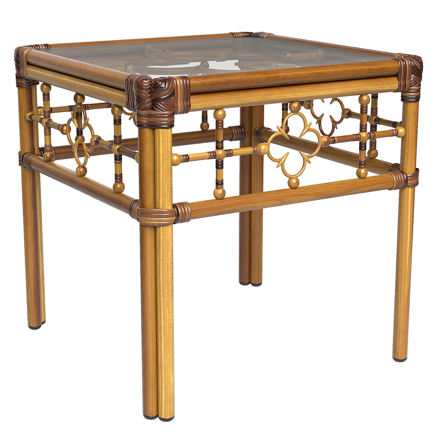 Square End Table Mimi by Celerie Kemble 3D model_1