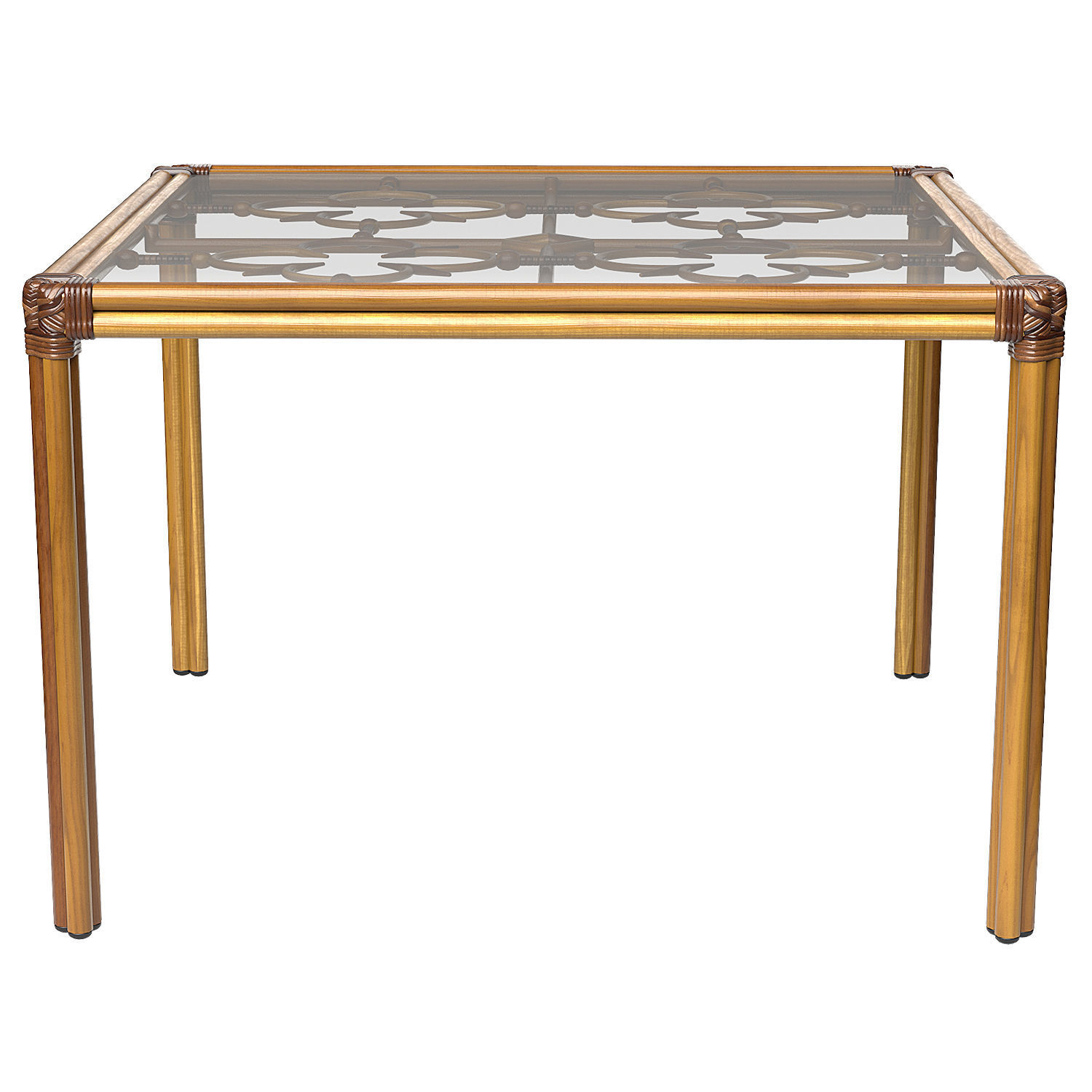 Square Dining Table Mimi by Celerie Kemble 3D model_1