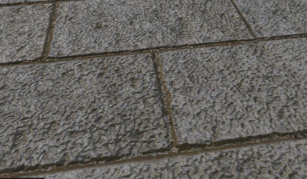 Realistic Mountain rock Floor  3D model_2