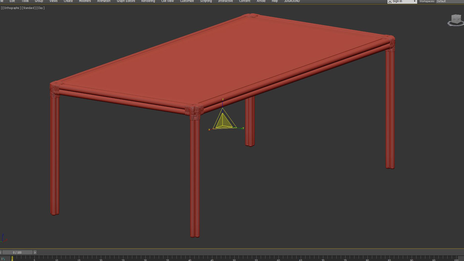 Rectangular Dining Table Mimi by Celerie Kemble 3D model_5