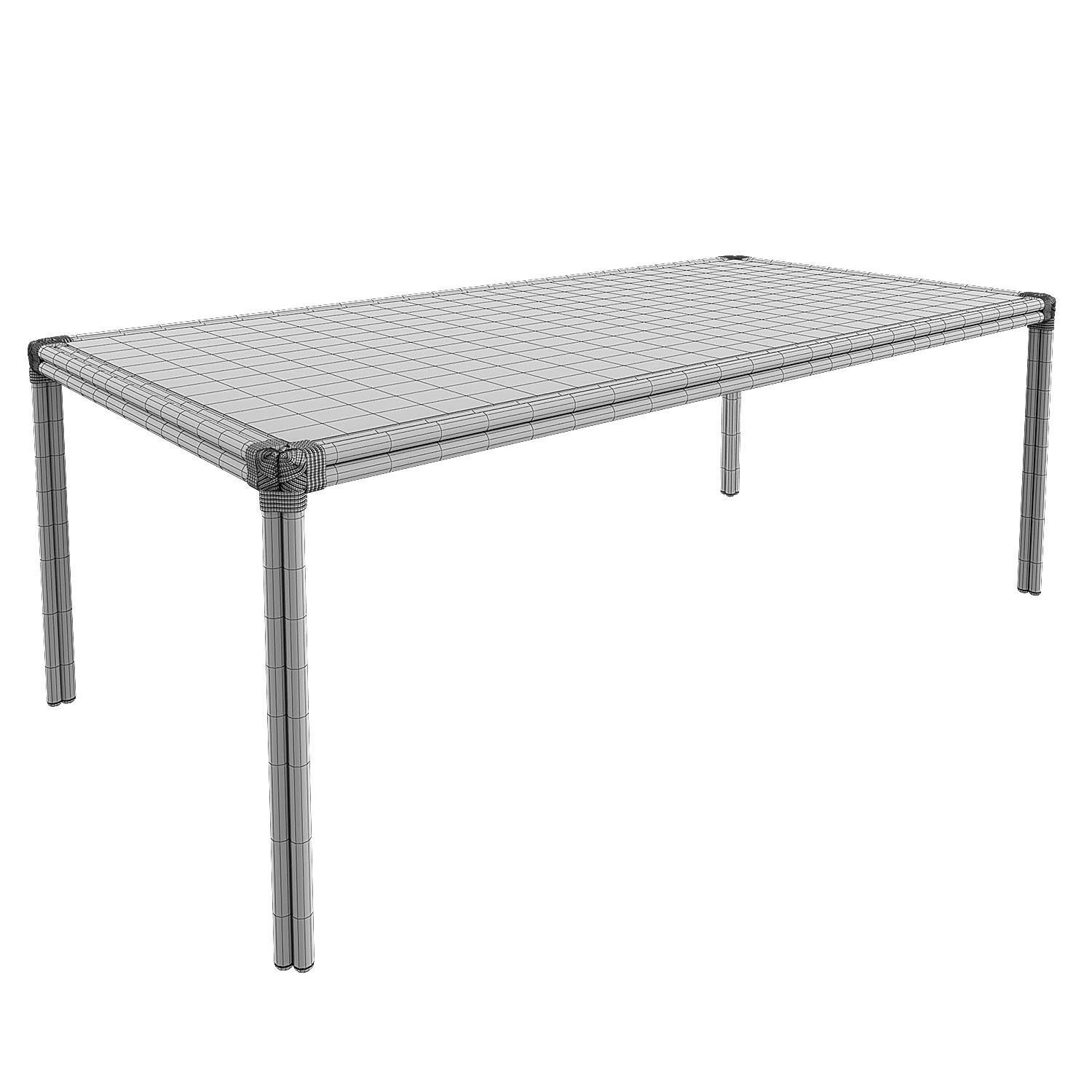 Rectangular Dining Table Mimi by Celerie Kemble 3D model_1