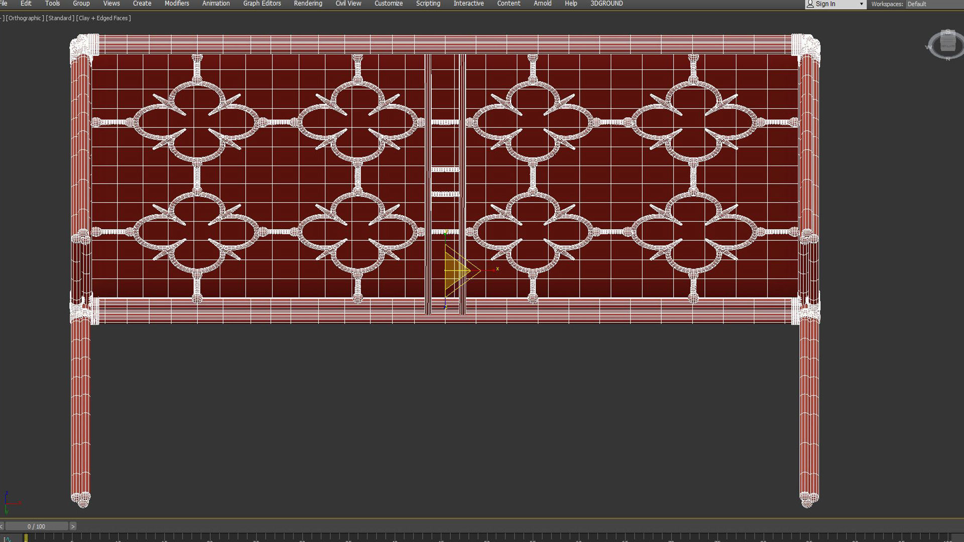 Rectangular Dining Table Mimi by Celerie Kemble 3D model_7