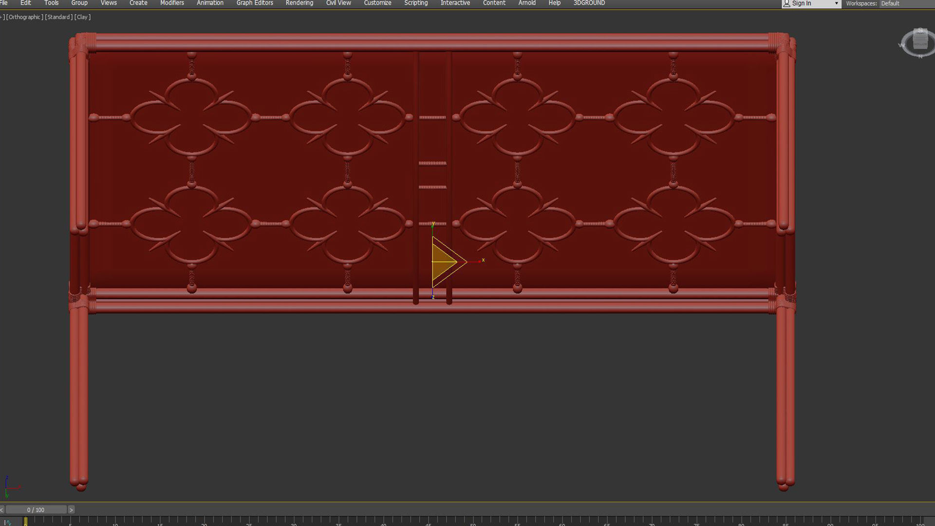 Rectangular Dining Table Mimi by Celerie Kemble 3D model_4