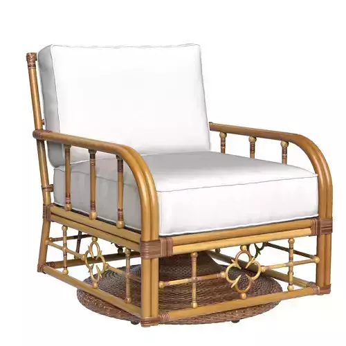 Swivel Glider Lounge Chair Mimi by Celerie Kemble 3D model