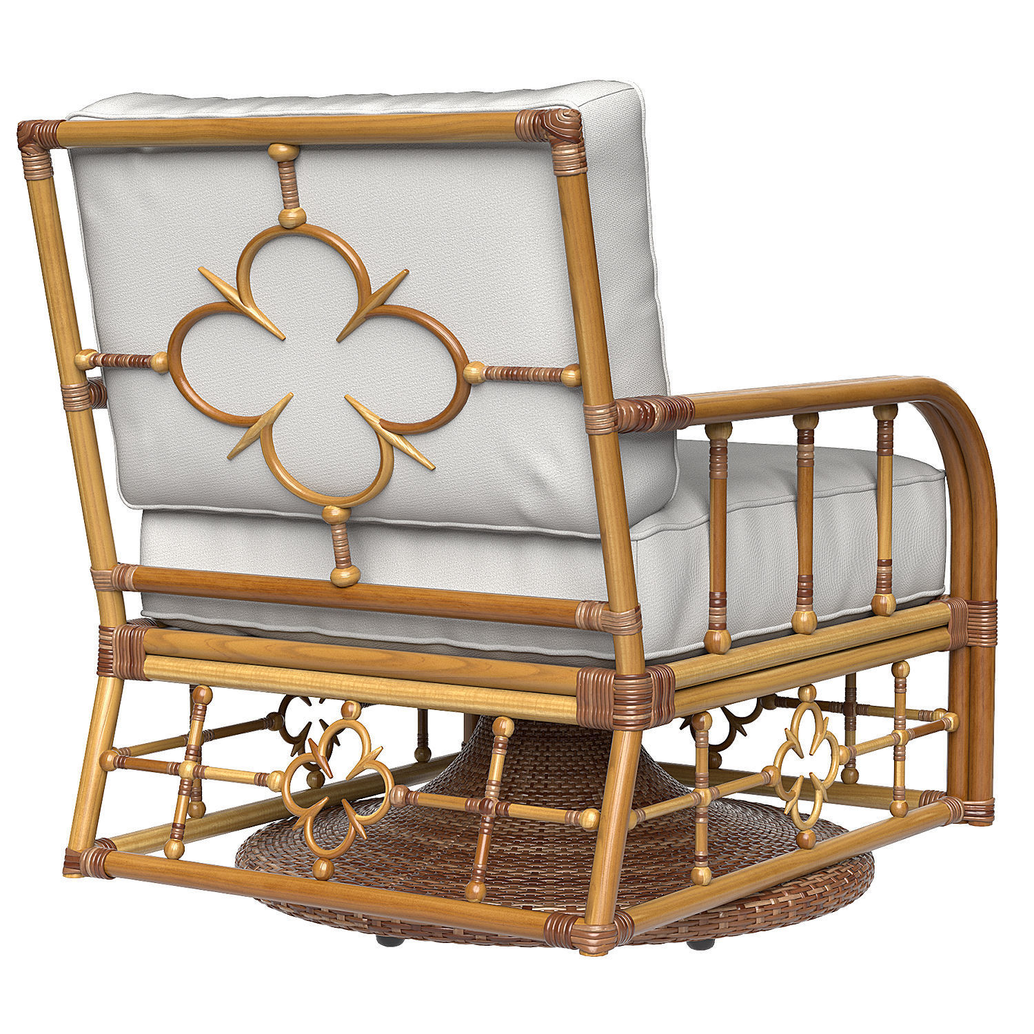 Swivel Glider Lounge Chair Mimi by Celerie Kemble 3D model_1