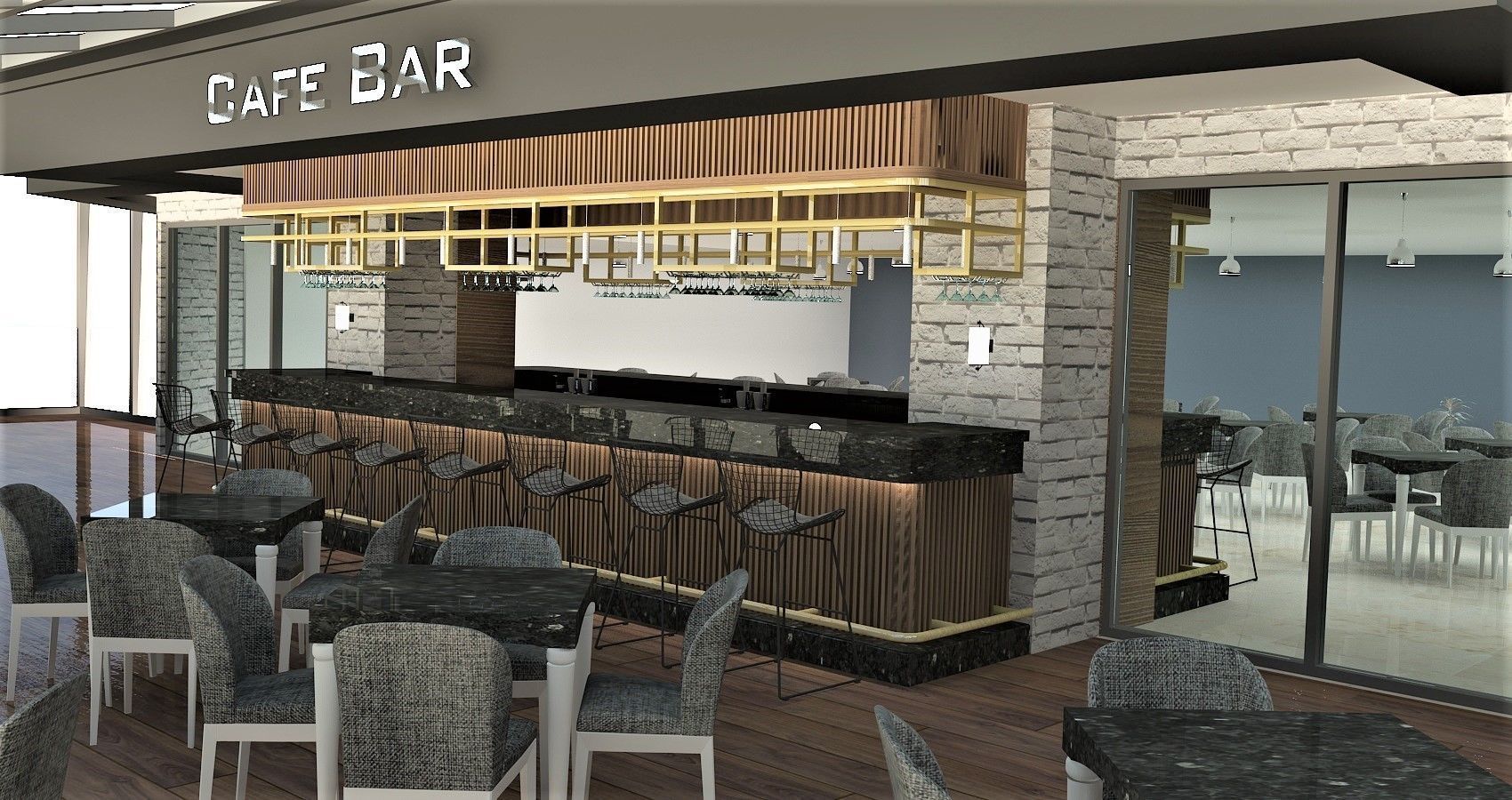 pub and caffe 3D model_3