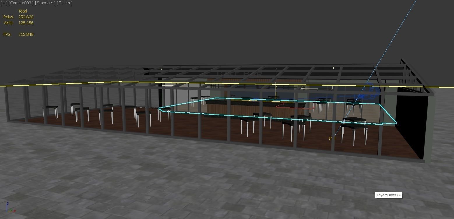 pub and caffe 3D model_9