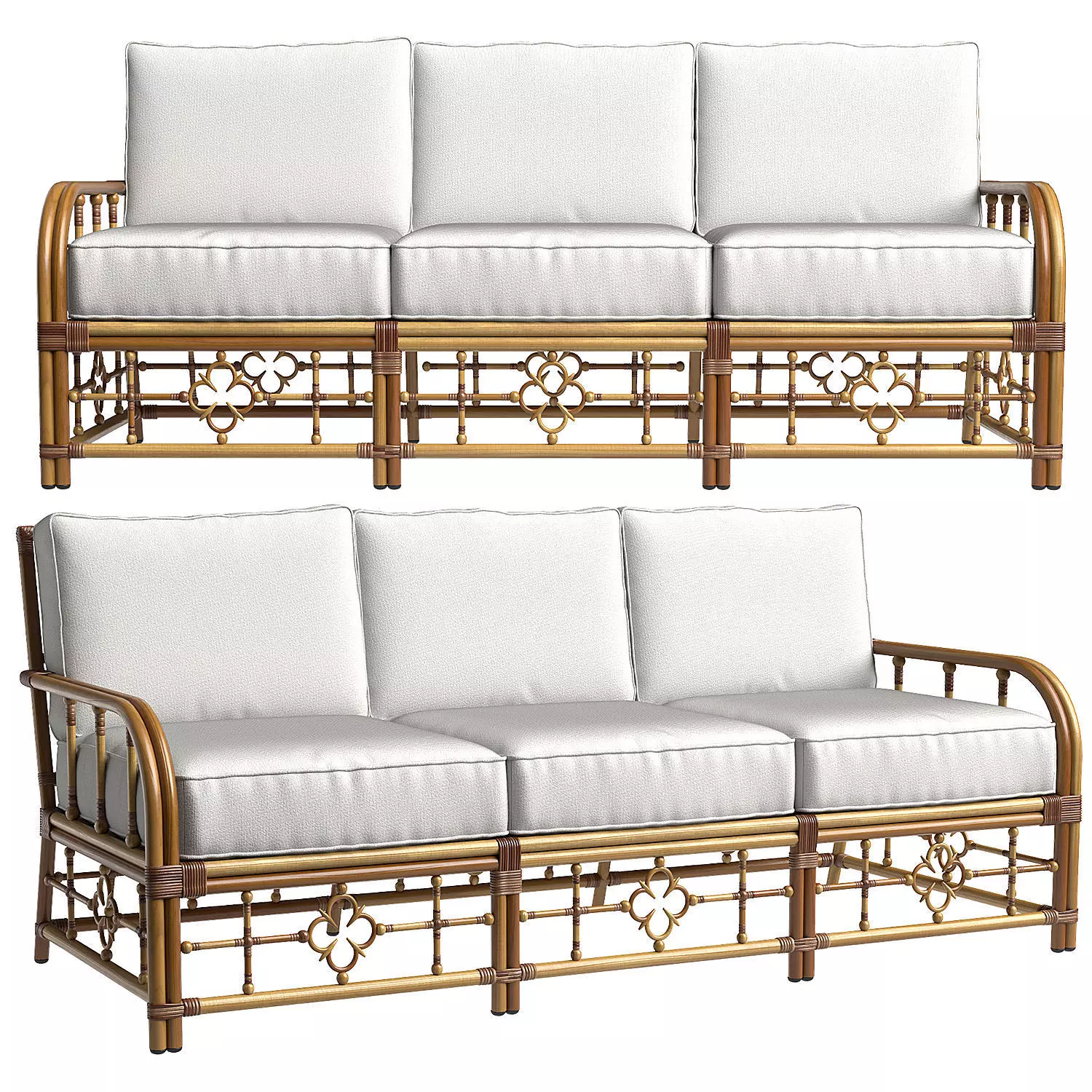 Sofa Mimi by Celerie Kemble Low-poly 3D model_0