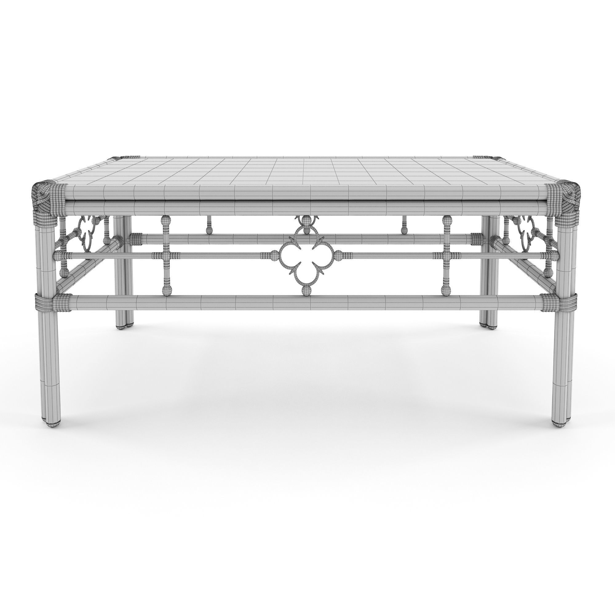 Rectangular Cocktail Table Mimi by Celerie Kemble 3D model_1