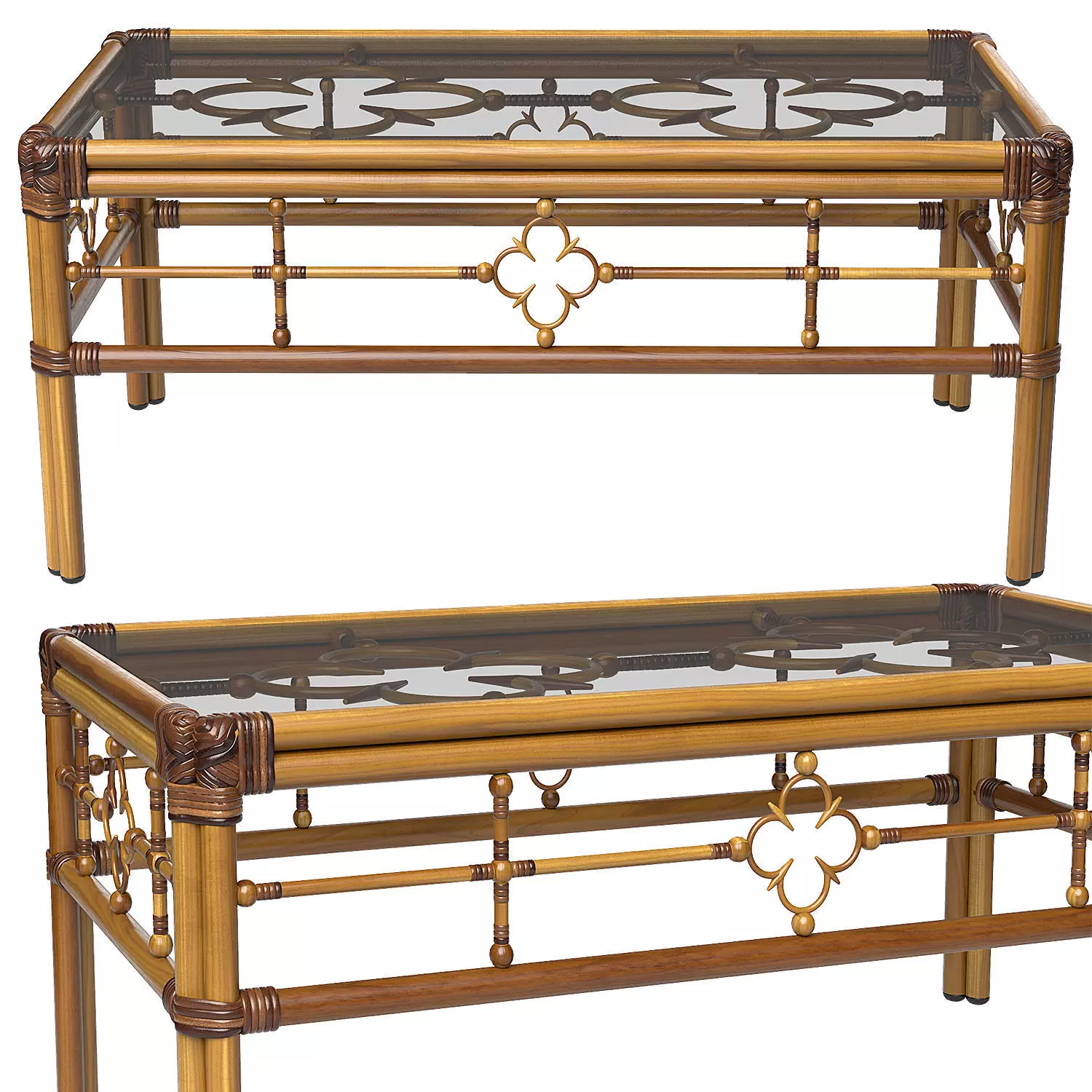 Rectangular Cocktail Table Mimi by Celerie Kemble 3D model_0