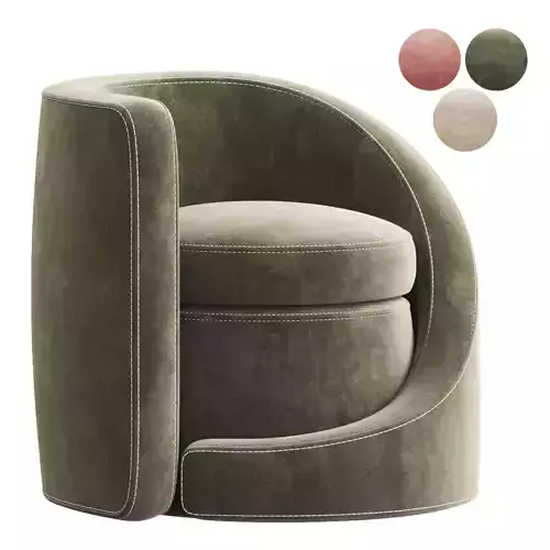 Pair of Spiral Lounge Chairs