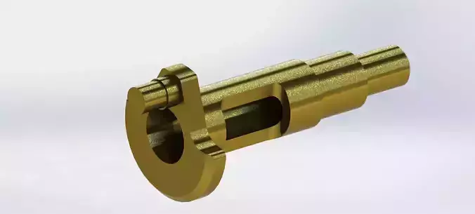 Crankshaft brass fitting