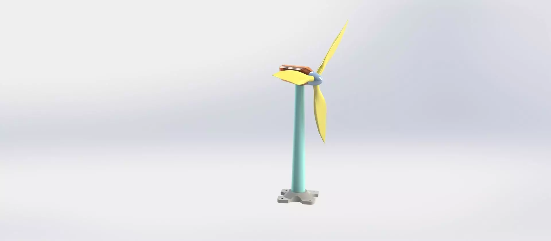 Wind Turbine 3D model