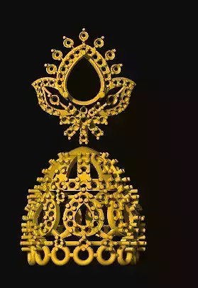 jumka gold jhumka