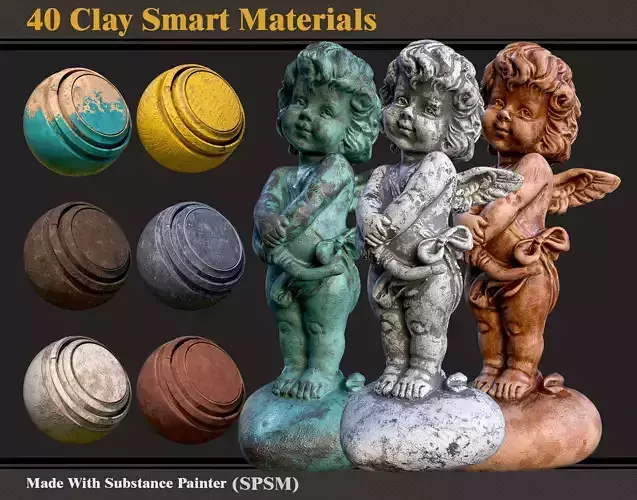 40 Clay Smart Materials Texture