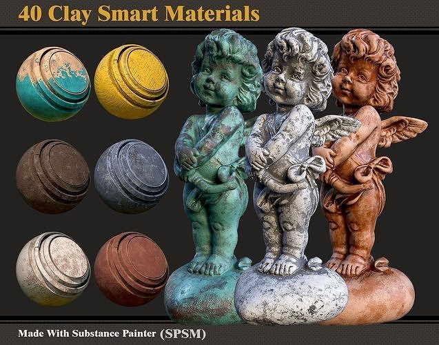 40 Clay Smart Materials Texture