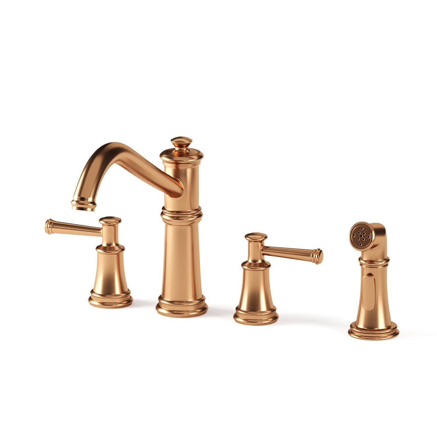 MOEN kitchen faucets 3D model_5