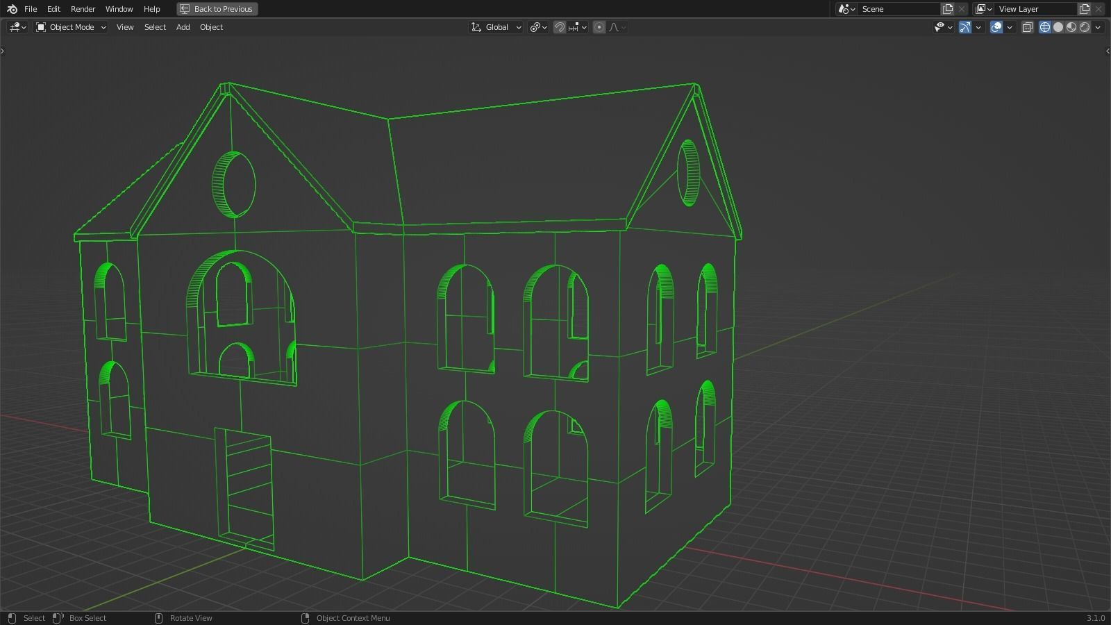 House for birds Birdhouse 3D model_6