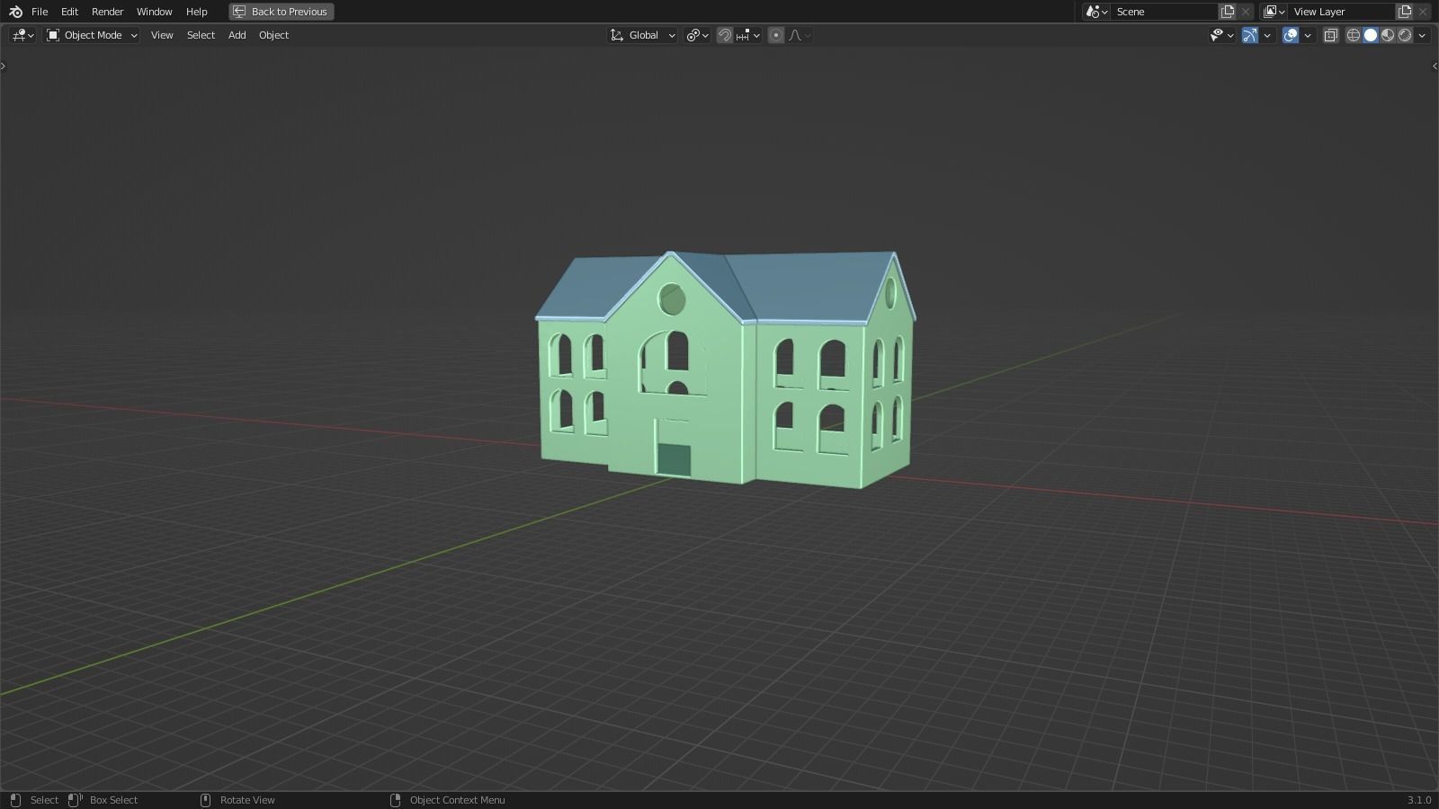 House for birds Birdhouse 3D model_3