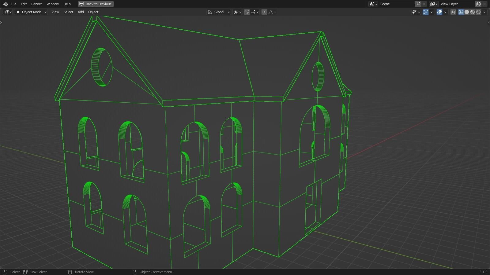 House for birds Birdhouse 3D model_5