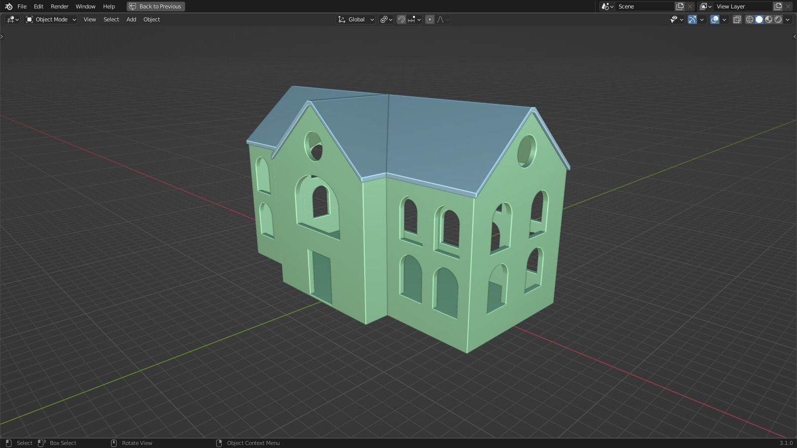 House for birds Birdhouse 3D model_4