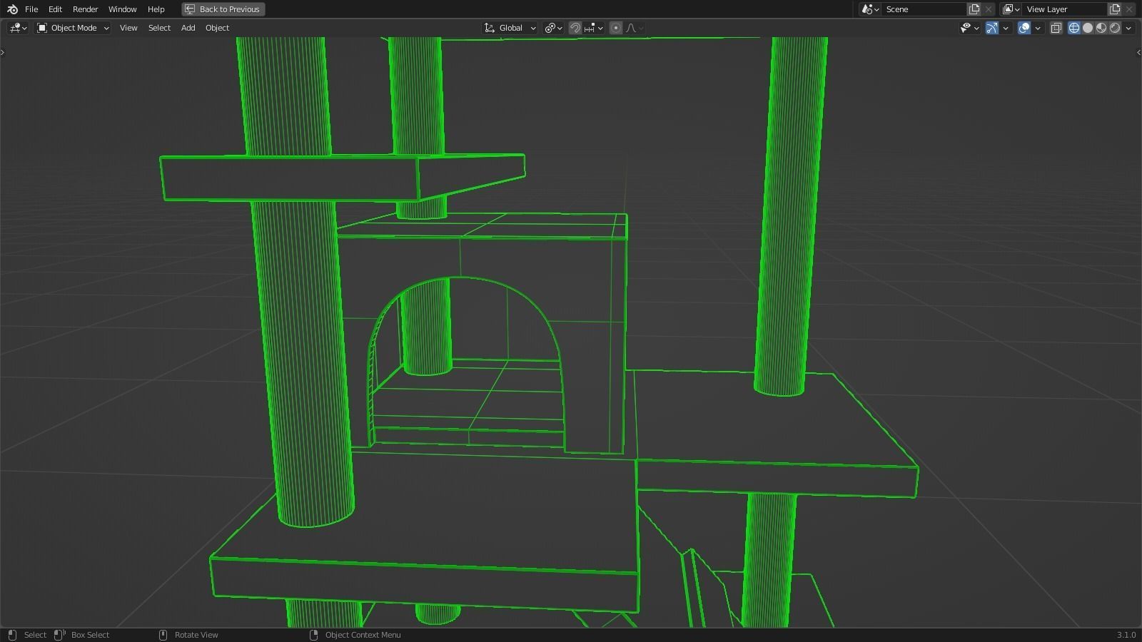 Tower for cats CatTower 3D model_7