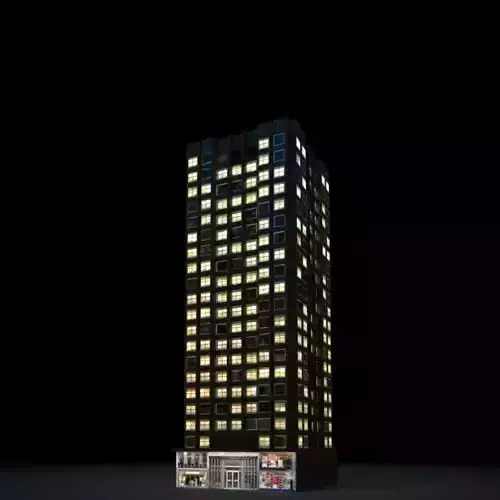 Tall Apartment Building