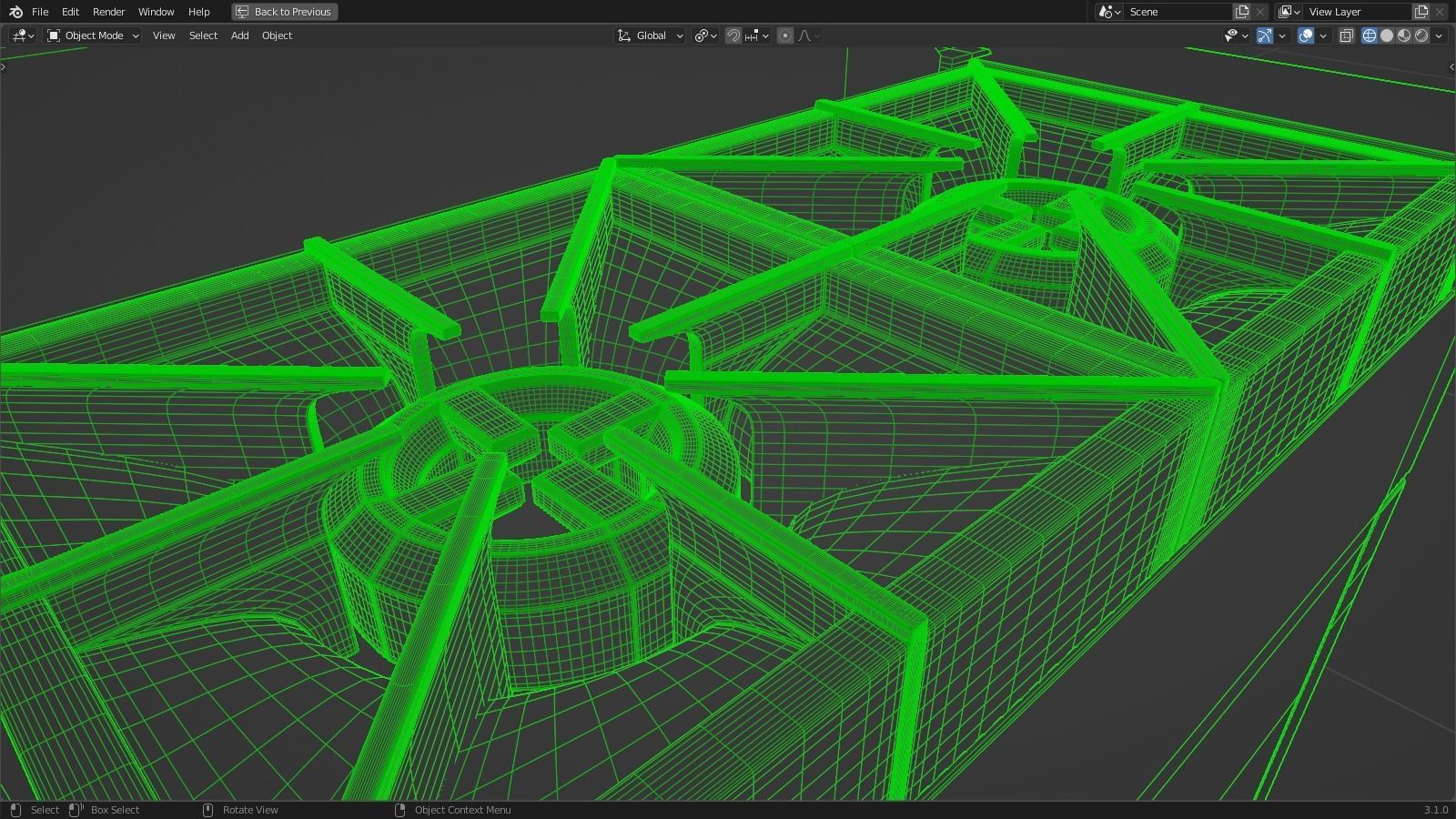 Kitchen range stove  3D model_4