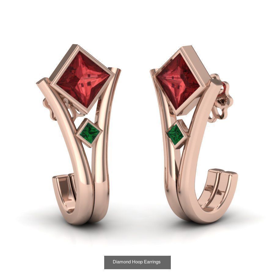 171 Women Long Earring 3dm STL Render Detail Bulk Collection _80