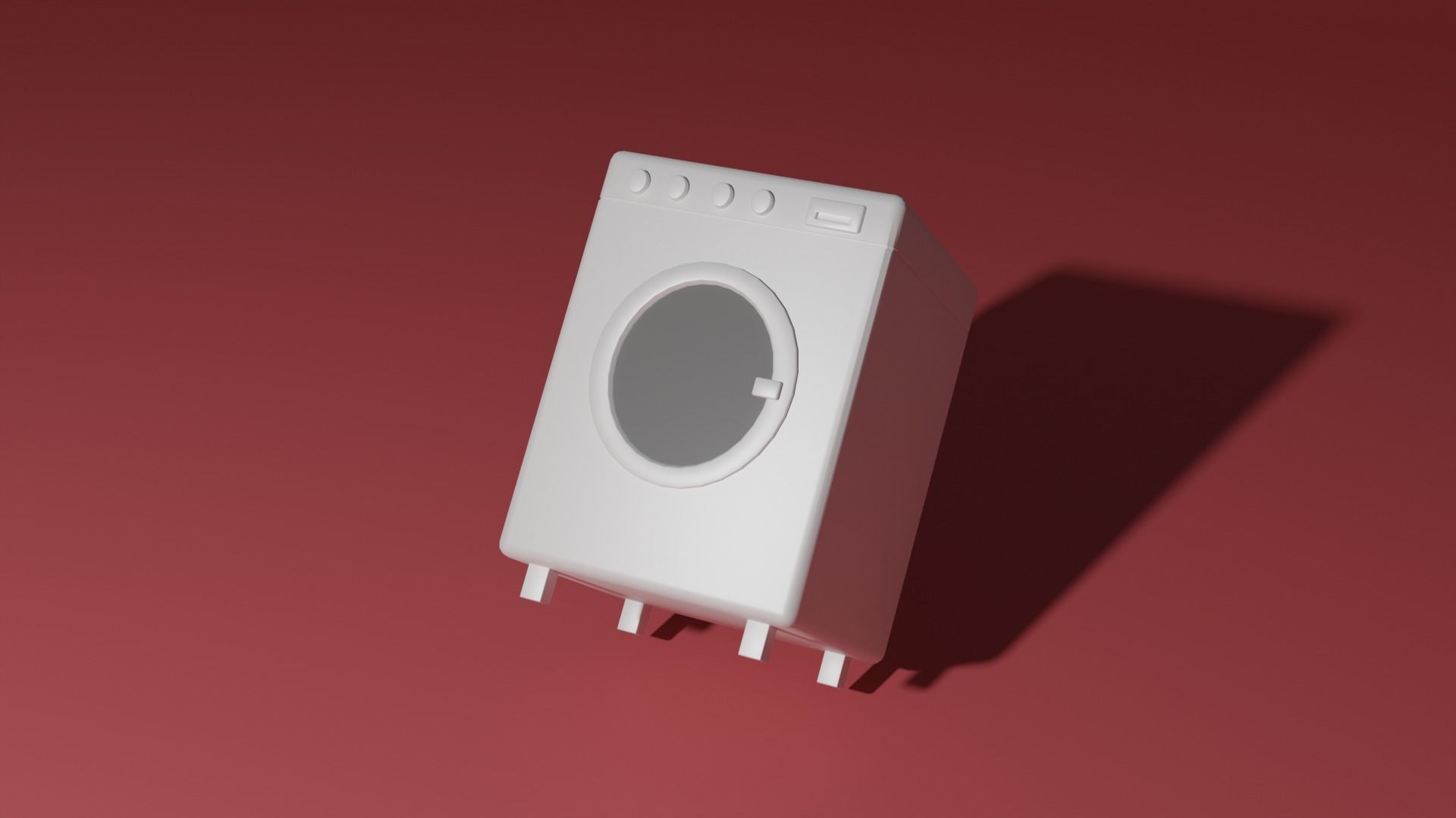Washing machine 3D model_12