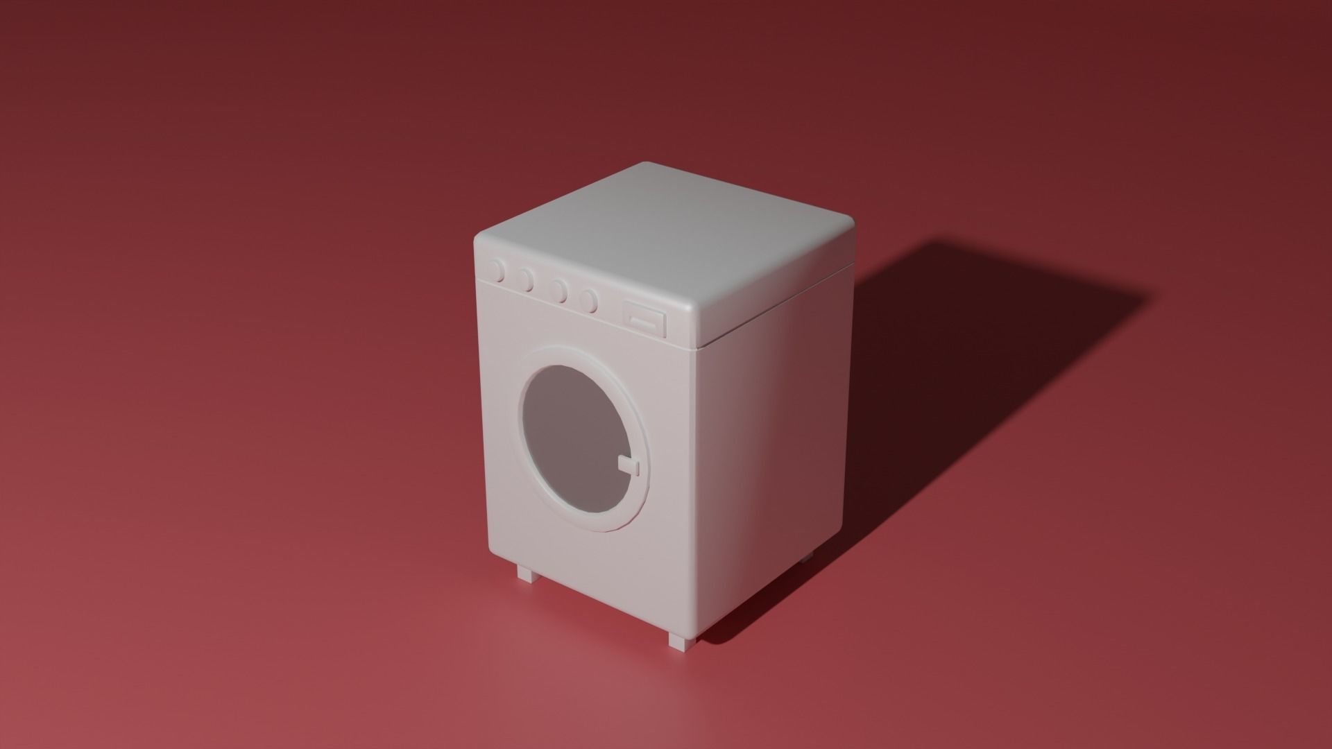 Washing machine 3D model_7