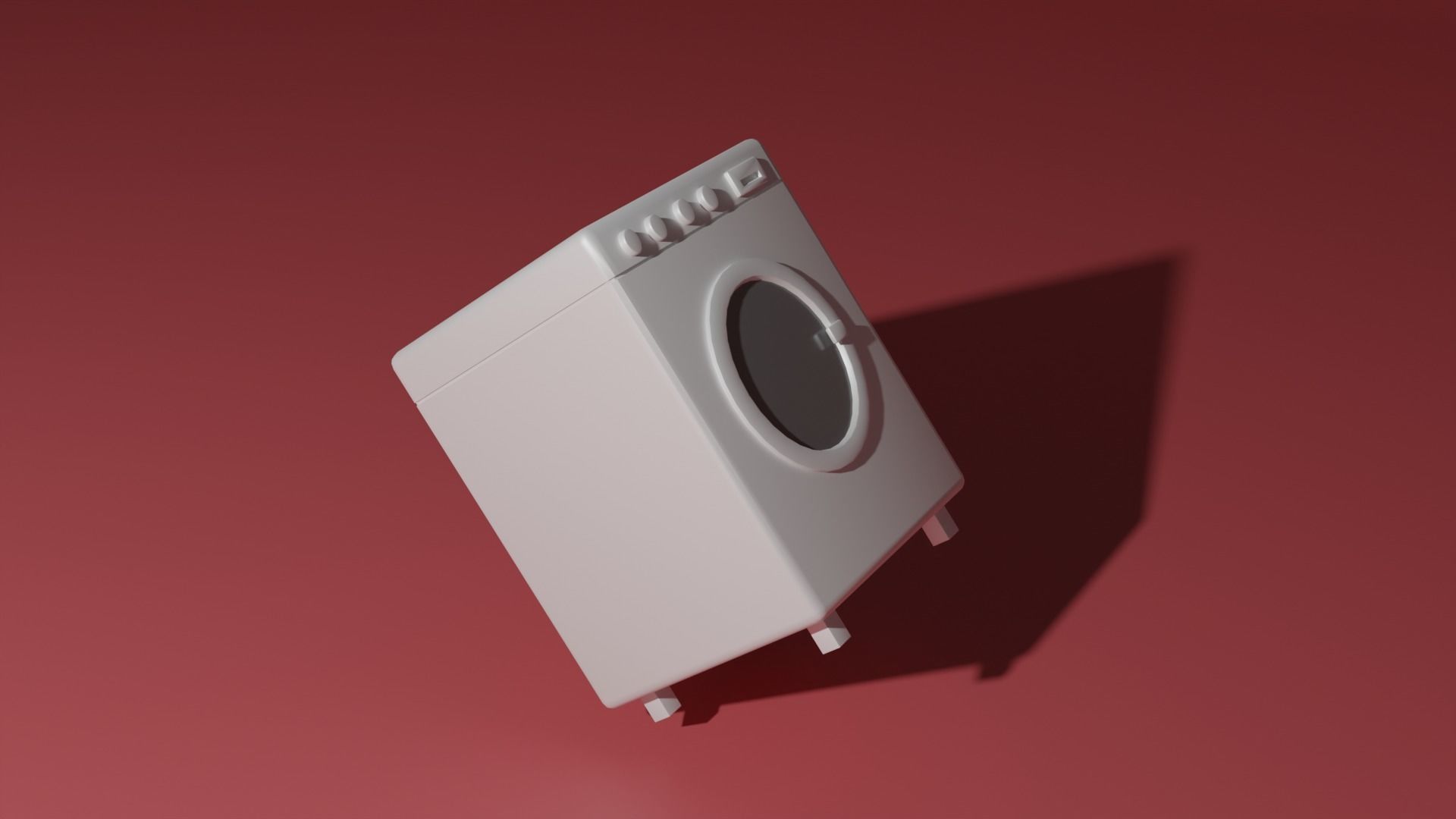 Washing machine 3D model_9