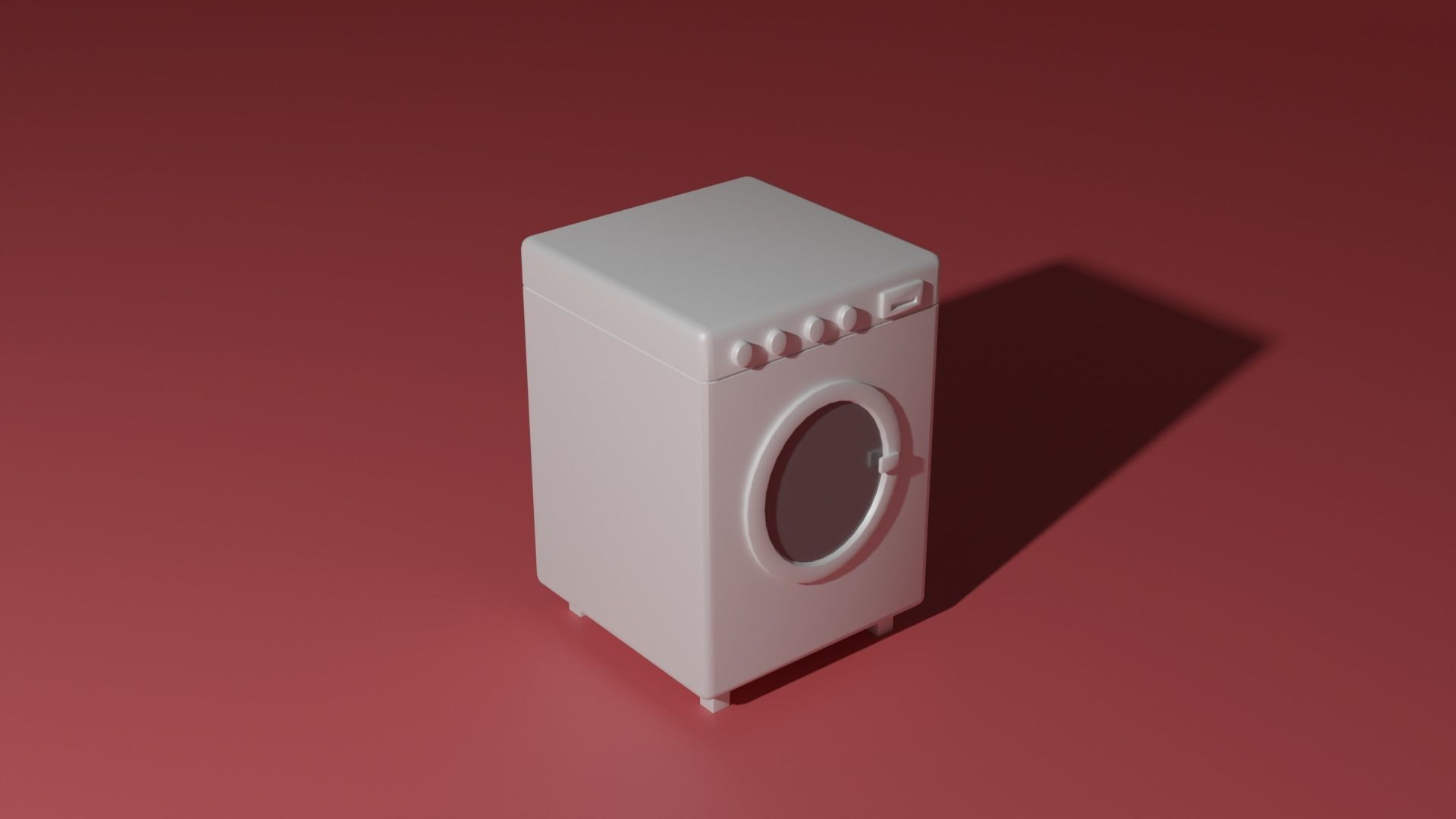 Washing machine 3D model_2