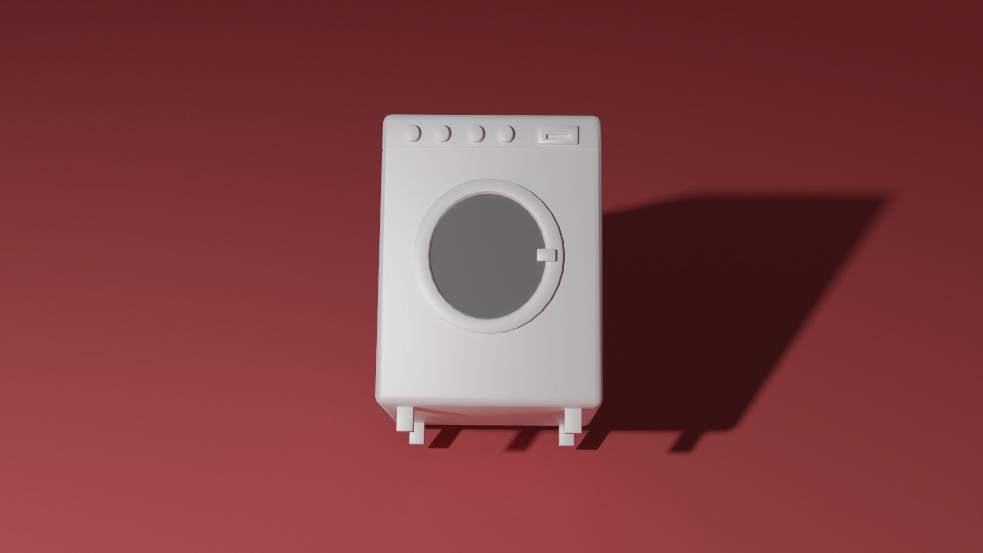 Washing machine 3D model_8