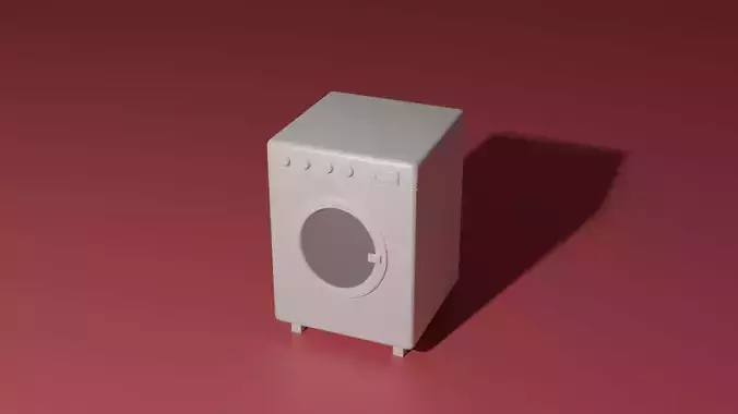 Washing machine 3D model