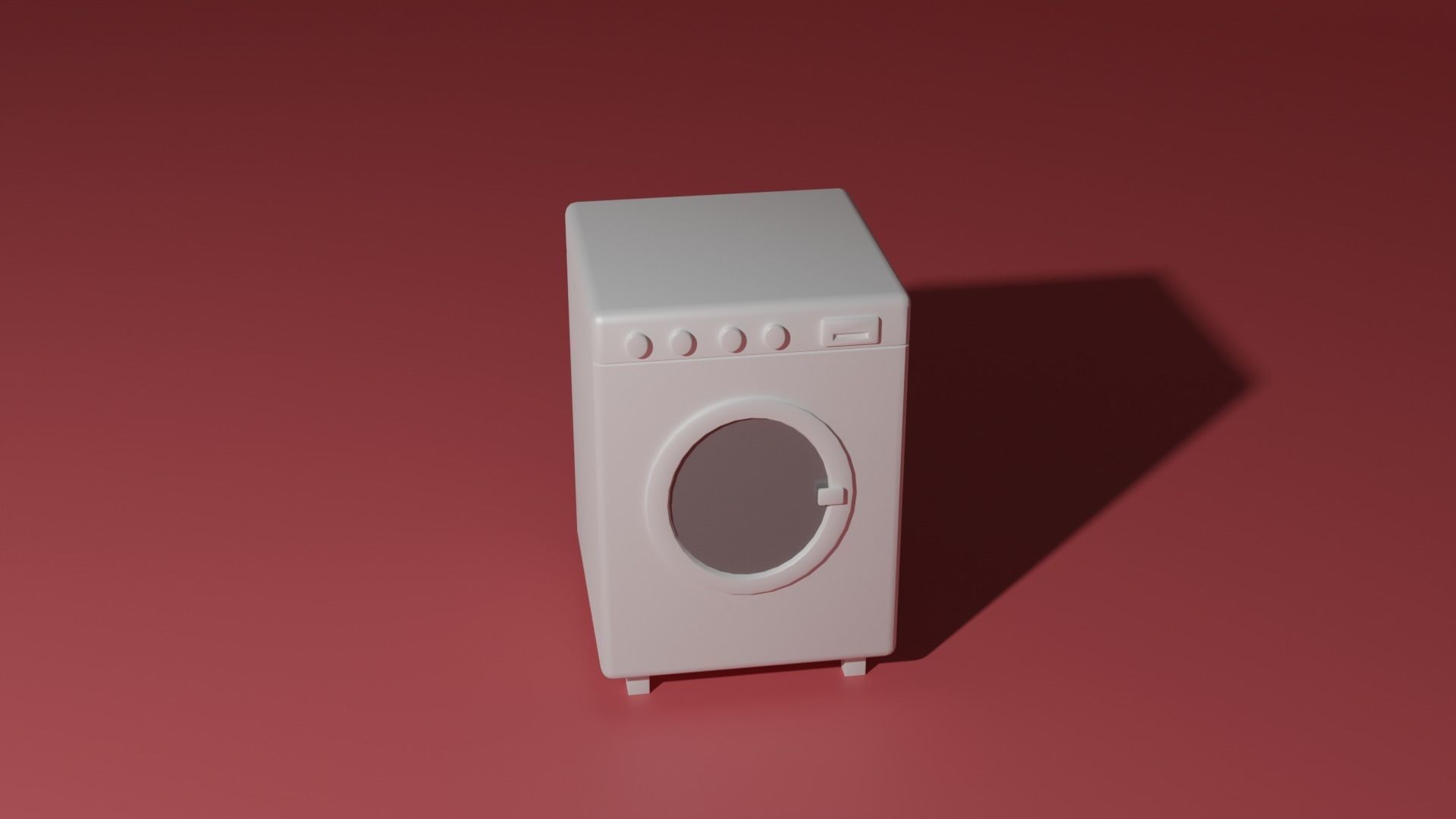 Washing machine 3D model_1