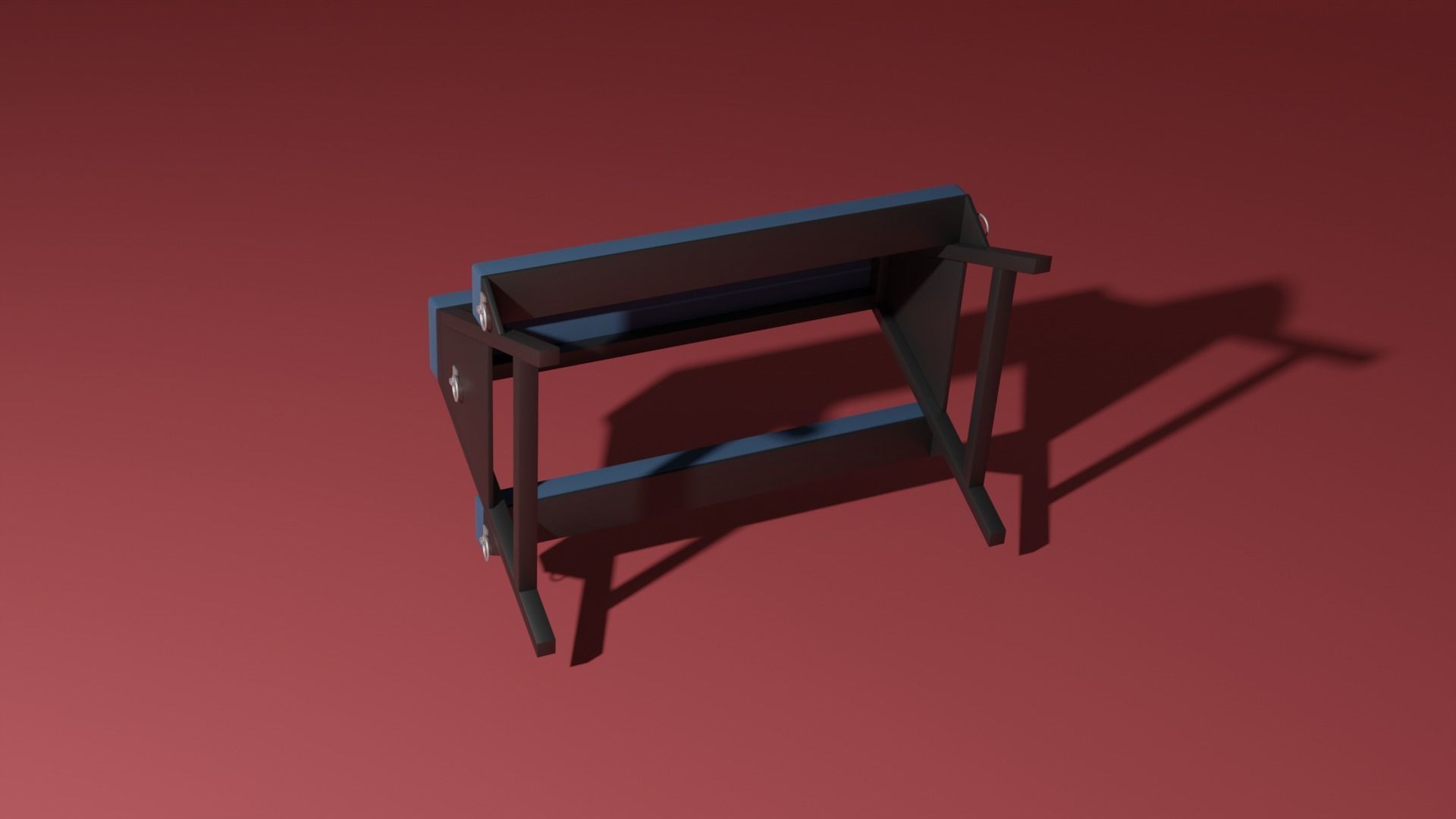 Spanking bench 3D model_9