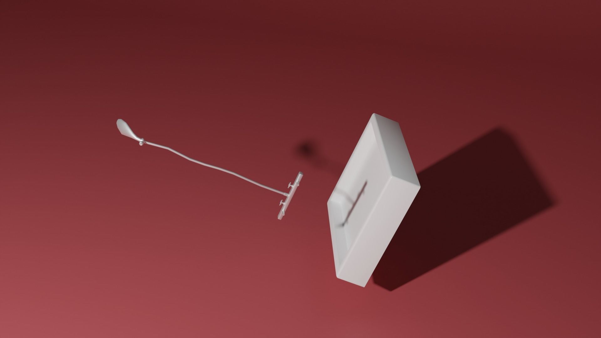 Shower sink 3D model_11