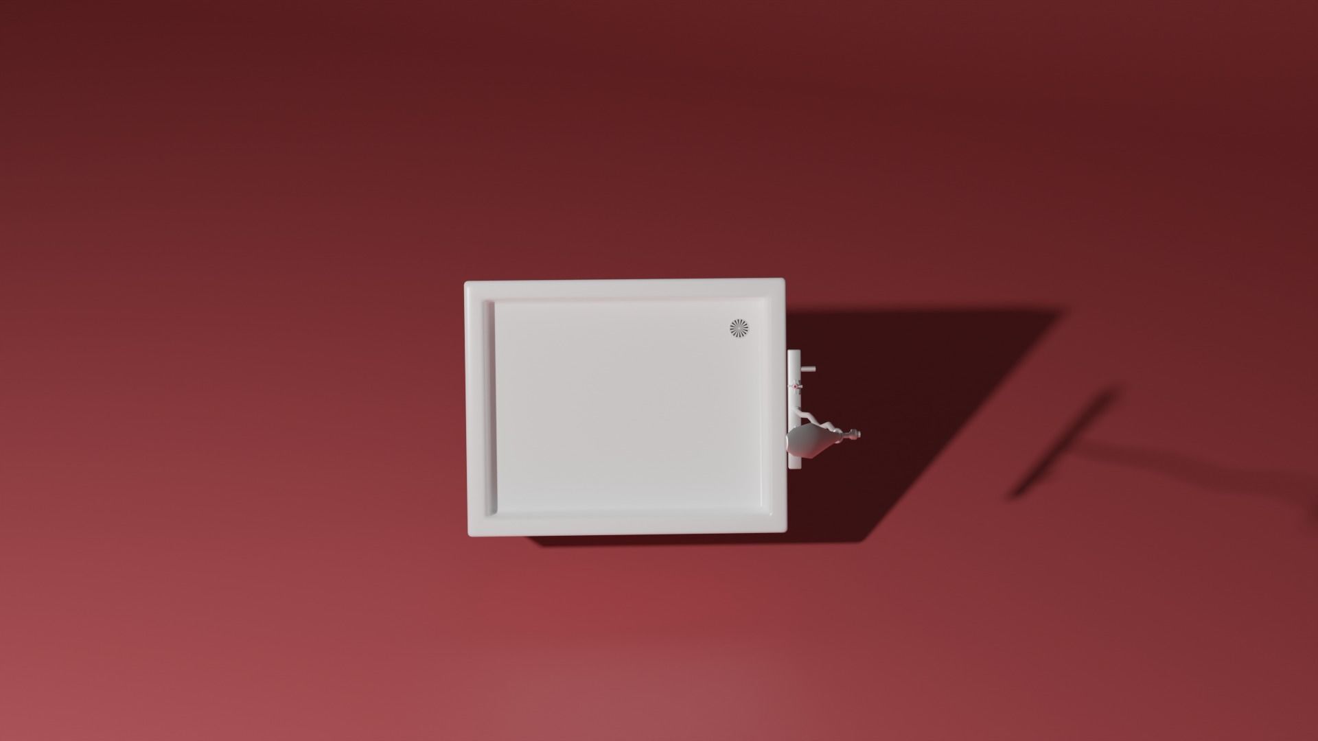 Shower sink 3D model_9