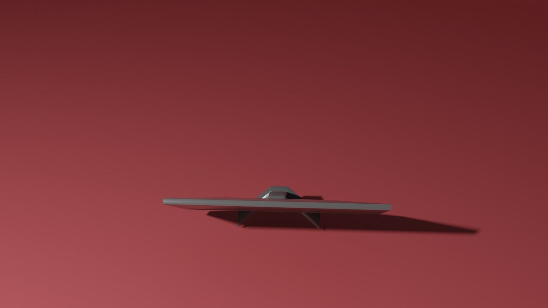 Television square 3D model_15