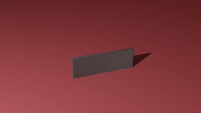 Television square 3D model