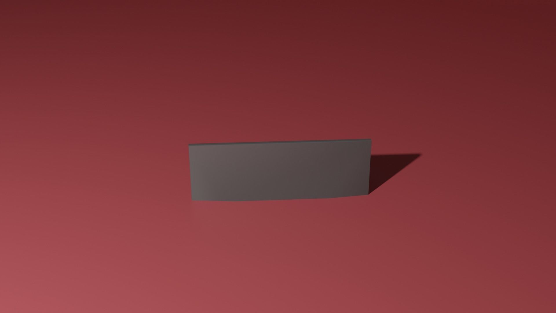 Television square 3D model_5