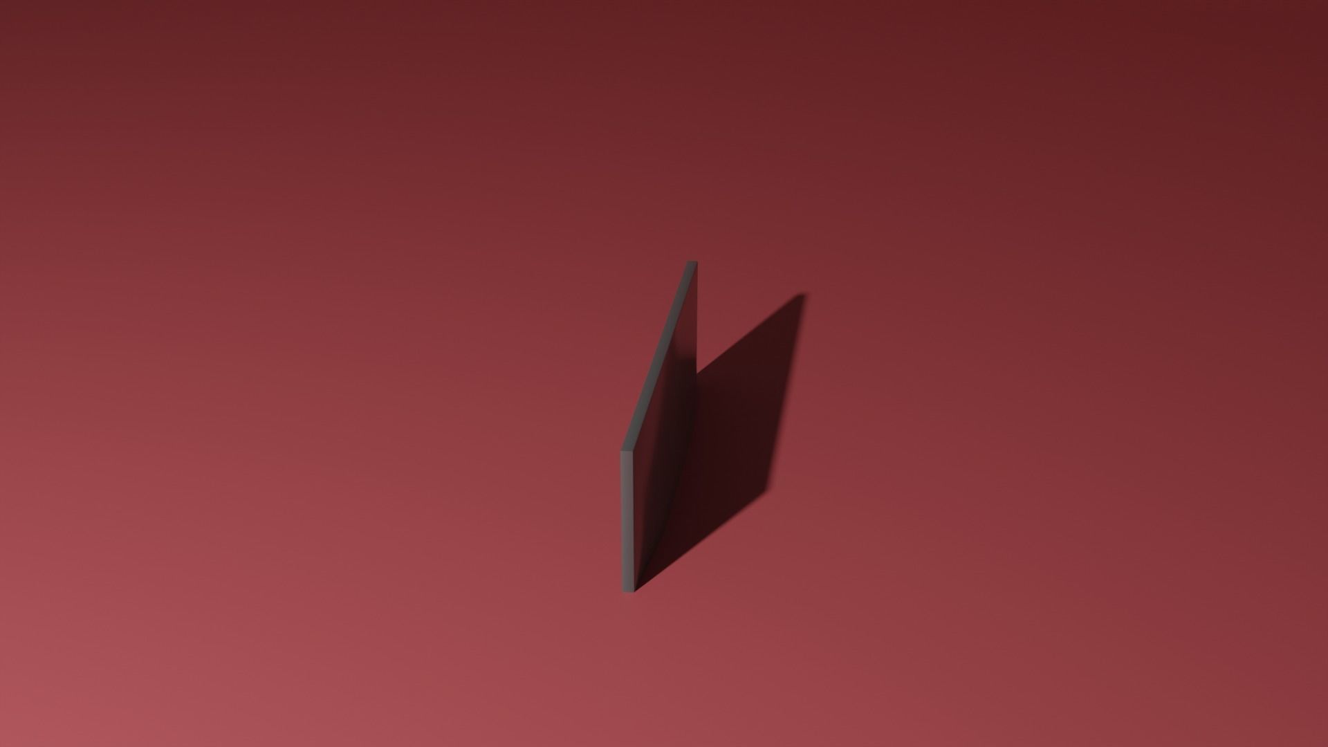 Television square 3D model_4