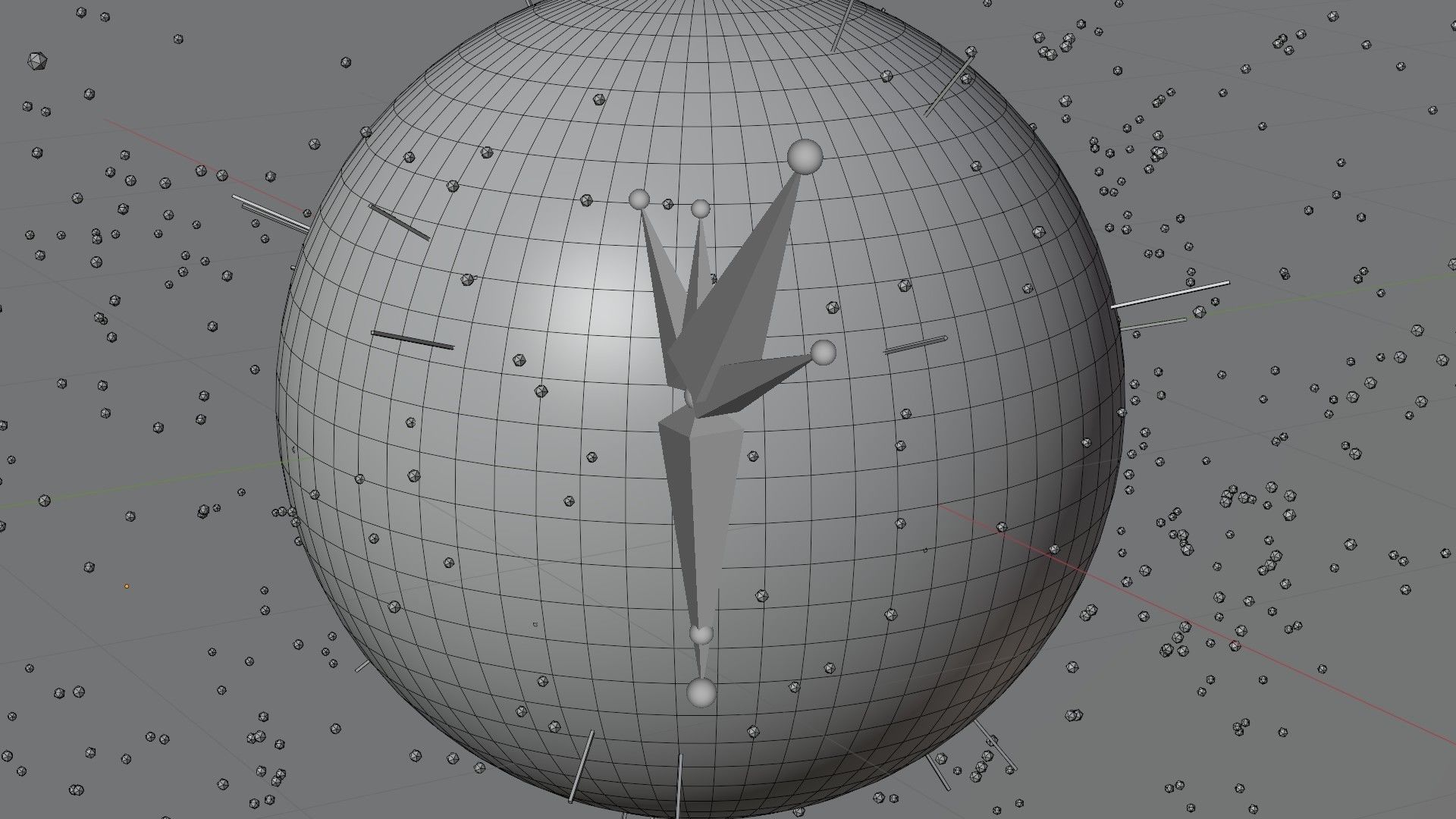 Animated Hologram Planet Earth No 3 Sci-Fi 3D Model Low-poly 3D model_20