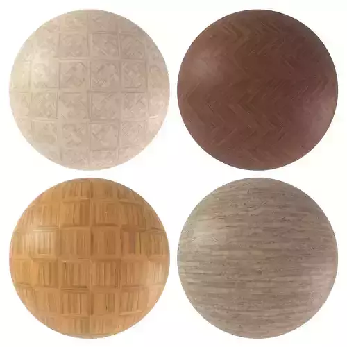 Parquet - Laminate - Wooden floor 4 in 1