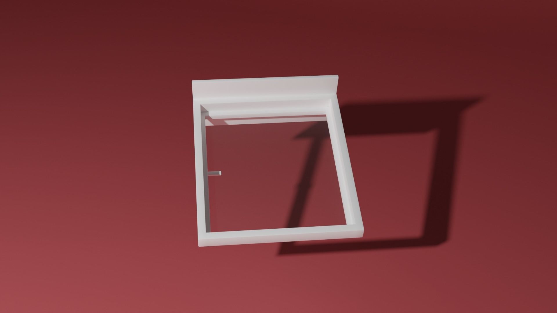Window shelf 3D model_11